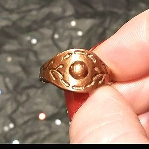 Unique Copper Tribal Ring Unisex